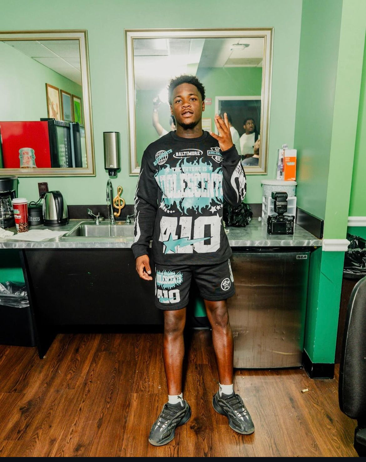 THE FUTURE IS ADOLESCENTS TEAL SET