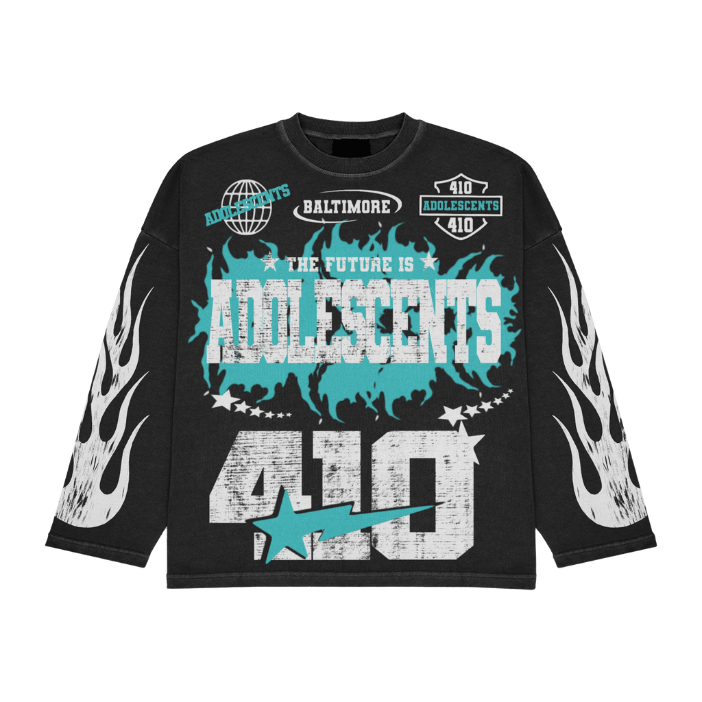 The Future is Adolescents Sweatshirt Teal