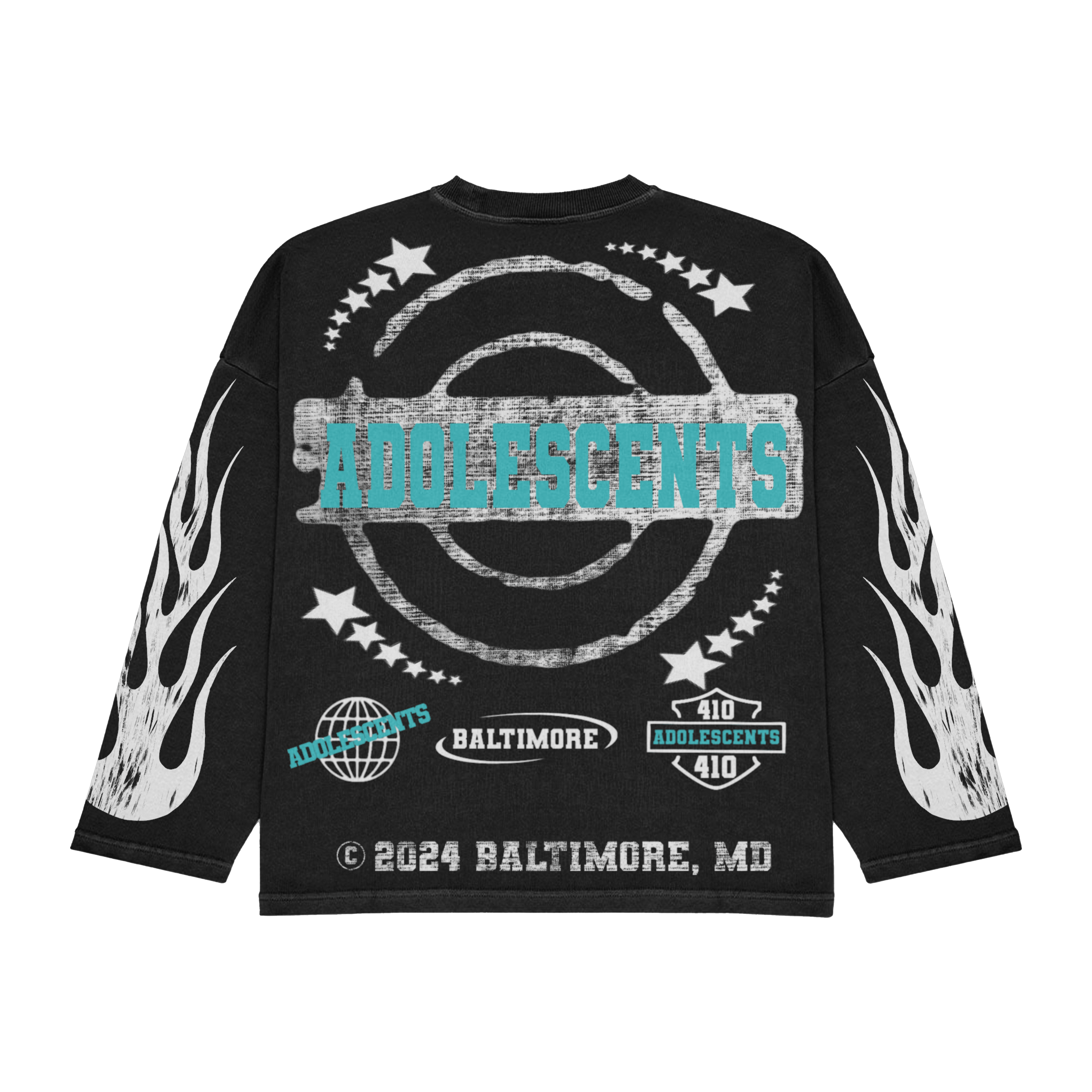 The Future is Adolescents Sweatshirt Teal