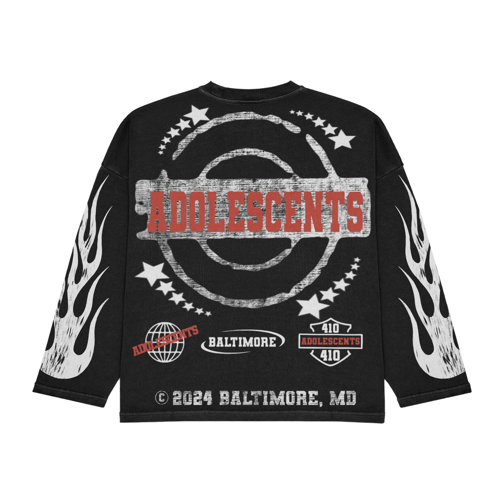 The Future is Adolescents Sweatshirt Red