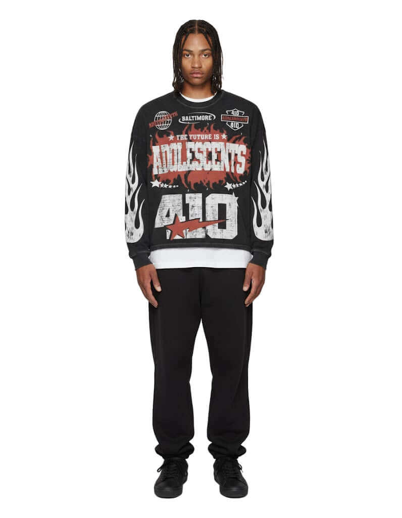 The Future is Adolescents Sweatshirt Red