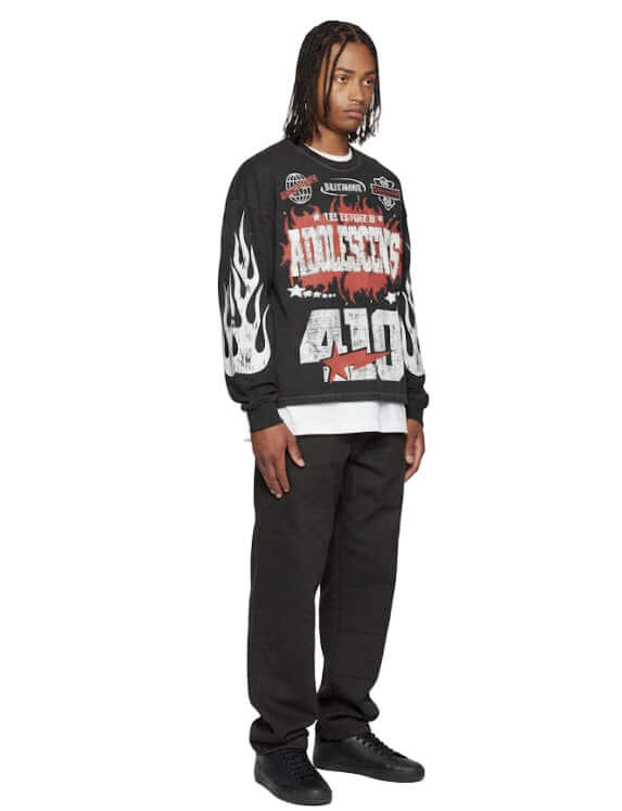 The Future is Adolescents Sweatshirt Red